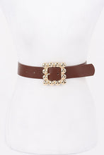Cargar imagen en el visor de la galería, Belt metal squared buckle
