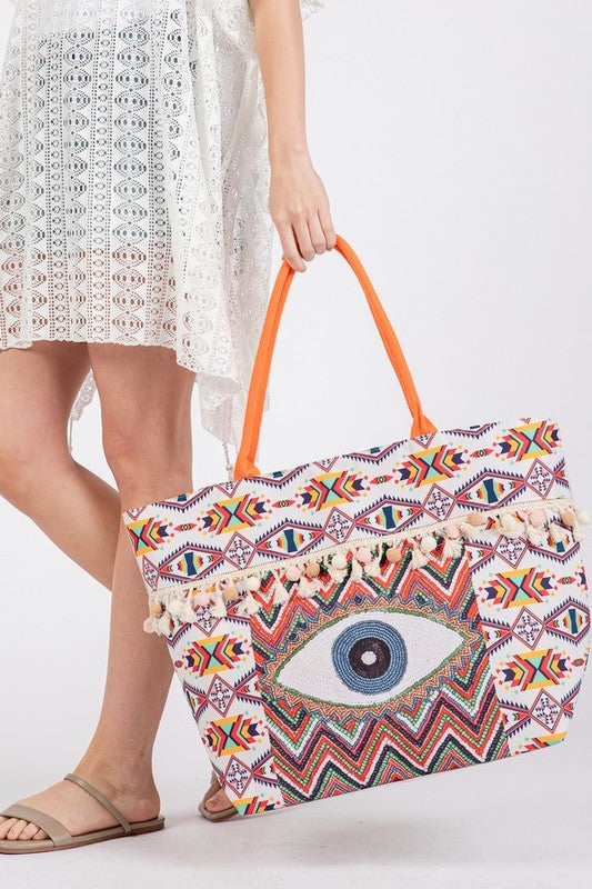 Bag eye print