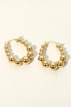 Cargar imagen en el visor de la galería, Earrings steel hoop pin catch
