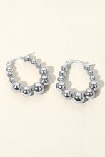Cargar imagen en el visor de la galería, Earrings steel hoop pin catch

