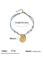Cargar imagen en el visor de la galería, Necklace pendants starfish shell
