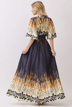 Cargar imagen en el visor de la galería, Maxi Dress neck-v sleeve
