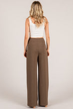 Cargar imagen en el visor de la galería, Pants twill darted wide leg
