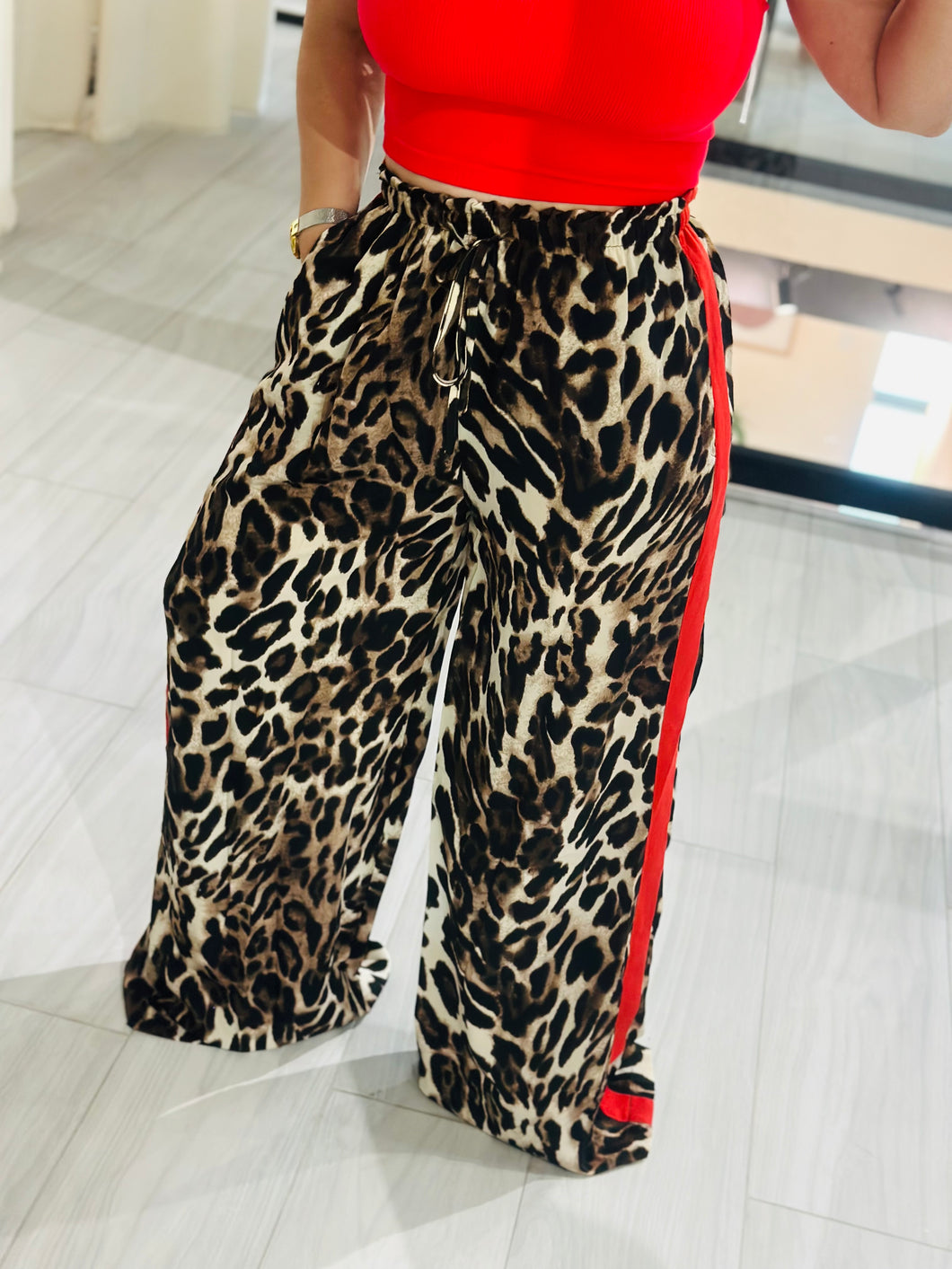 Pants Leopard Straight