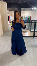 Cargar imagen en el visor de la galería, Maxi Dress smocked satin
