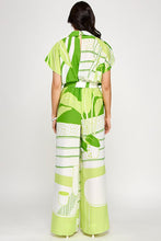 Cargar imagen en el visor de la galería, Jumpsuit printed short sleeve
