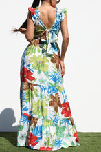 Cargar imagen en el visor de la galería, Maxi Dress printed neck
